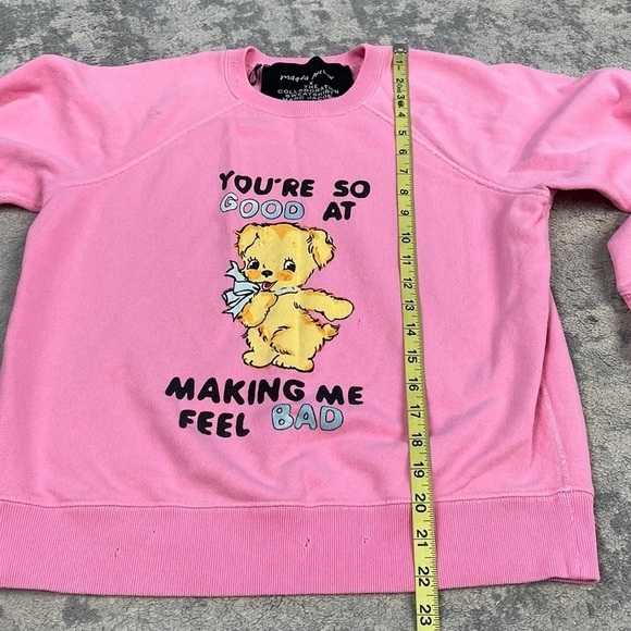 Marc Jacobs X Magda Archer Pink Sweatshirt You’re So Good At Making Me Feel Bad - Picture 7 of 14
